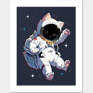 Space Cat Posters and Art